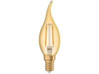 OSRAM LED žiarovka 1906 Classic BA22, E14, 2,5 W, 220 lm, 2400 K, jantárová