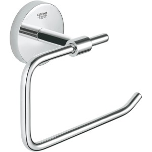 Grohe Bau Cosmopolitan držiak toaletného papiera, chróm, na montáž na stenu so skrytým upevnením.