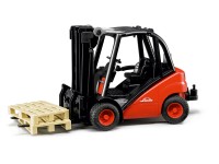 Bruder Vysokozdvižný vozík Linde H30D s 2 paletami 1:16