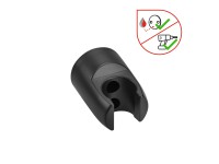 baliv Nástenný sprchový držiak, čierny, 40 mm