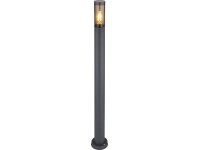 GLOBO Záhradná lampa BOSTON dymová E27 23 W pr. 127 x 1100 mm