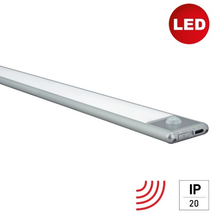 E2 LED Podlinkové nabíj. svietidlo Cell IP20, 2W, 200lm, 4000K, 40,5 x 4 x 1 cm