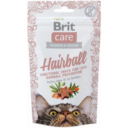 Brit Maškrta pre mačky Care Cat Snack Hairball 50 g
