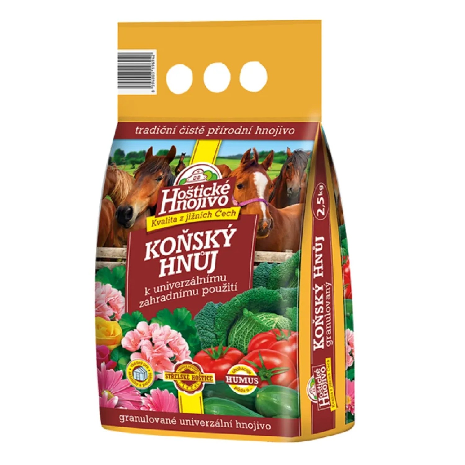 E-shop Hoštické hnojivo Konský hnoj, 2,5 kg