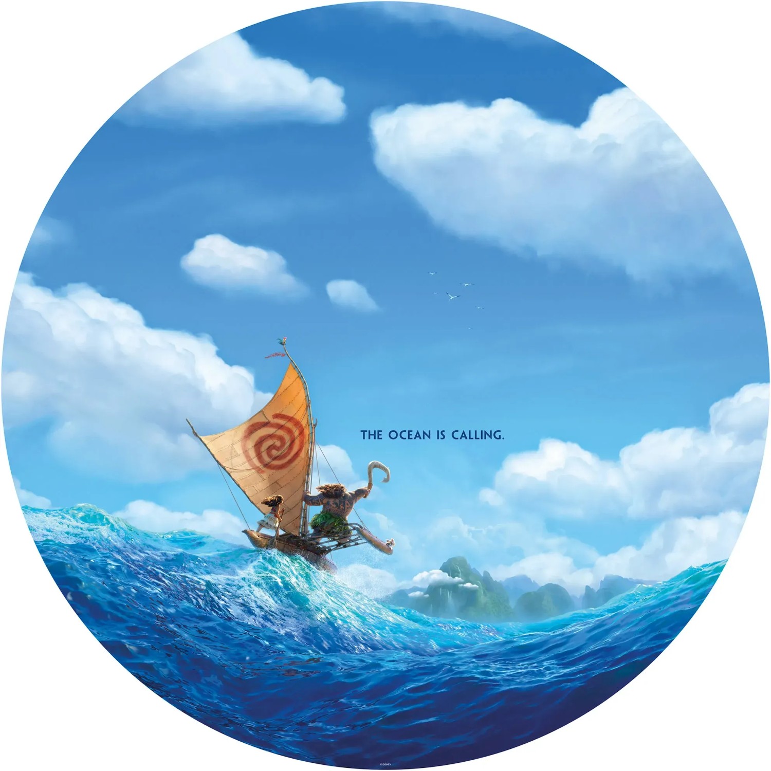 E-shop Komar Samolepiaca vliesová fototapeta Dot Moana Ocean is calling pr. 125 cm