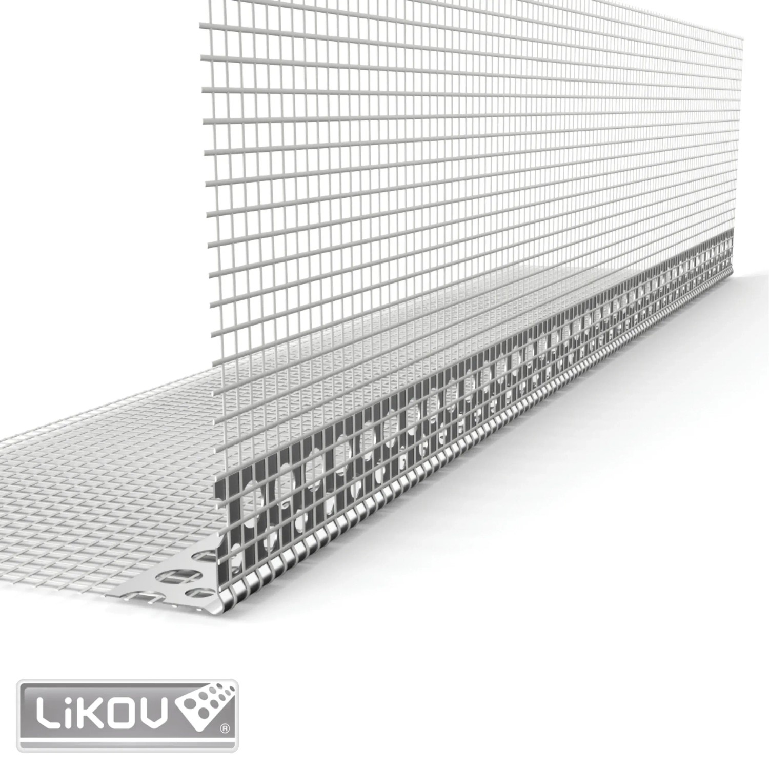 E-shop Likov Rohová lišta s prelisom LK AL Vertex 100 x 100 x 2500 mm
