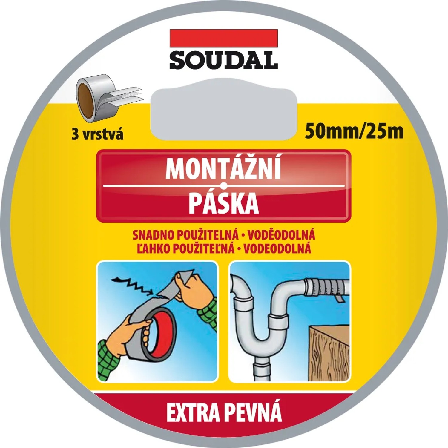 E-shop SOUDAL Montážna páska 5 cm x 10 m