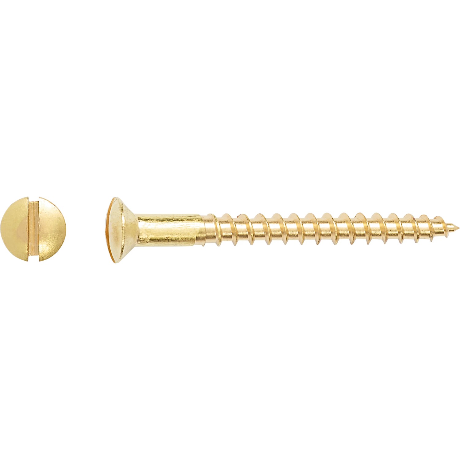 E-shop Skrutka do dreva so šošovkovou hlavou PZ mosadzný 3,5 x 40 mm, 20 ks