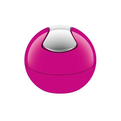 Spirella Nádoba na odpadky Bowl Shiny Dark Pink plast