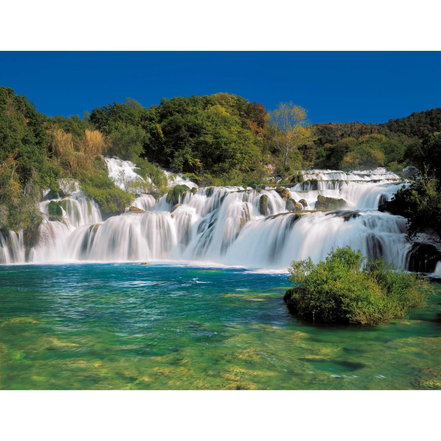 E-shop Komar Papierová fototapeta Krka Falls 368 x 254 cm