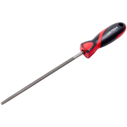 LUX-TOOLS Guľatý dielenský pilník 200 mm Comfort