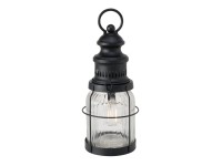 Boltze Stolová lampa na batéria Volta, čierna, pr. 12 x 32 cm