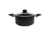 Kitchisimo Kastról s pokrievkou Nero, 2,5 l, pr. 20 x 9 cm