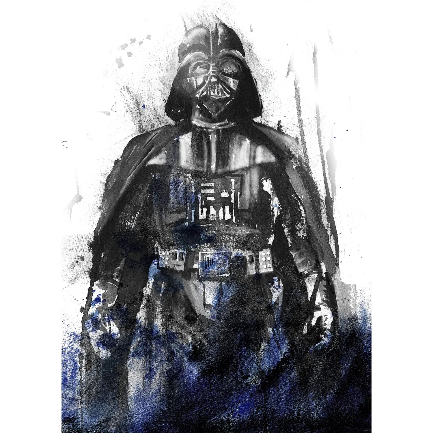 E-shop Komar Vliesová fototapeta Star Wars Watercolor Vader 200 x 280 cm