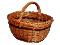 Košík na huby oválny, lakovaný, 38 x 30 x 36 cm Košík na huby oválny, lakovaný, 38 x 30 x 36 cm