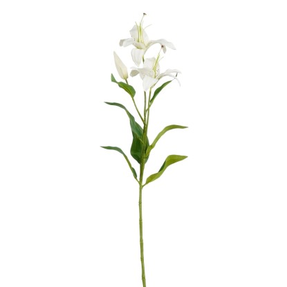 Mica Umelá kvetina ľalia tigrovaná krémová 77 cm