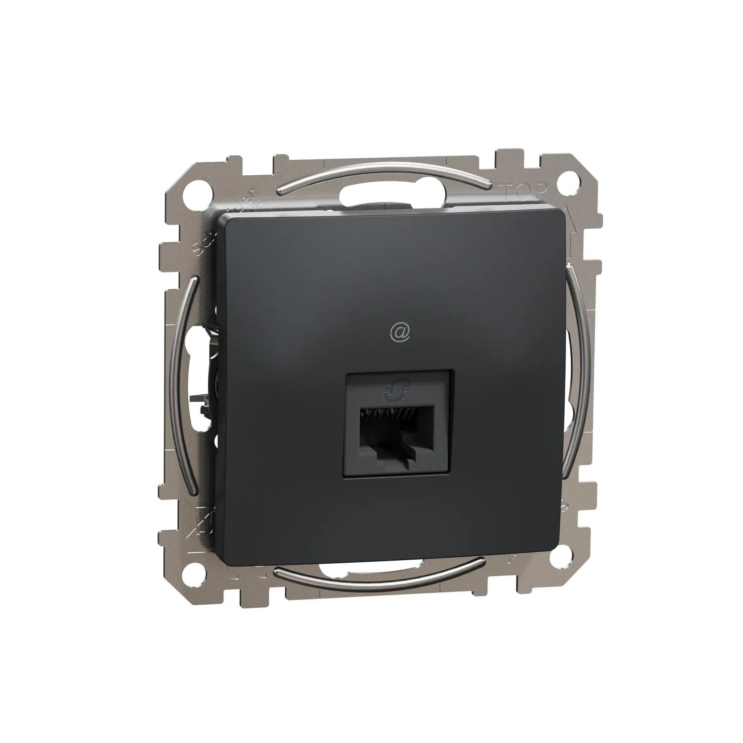 E-shop Schneider Electric Dátová zásuvka RJ45 Cat.5e UTP Sedna, antracitová