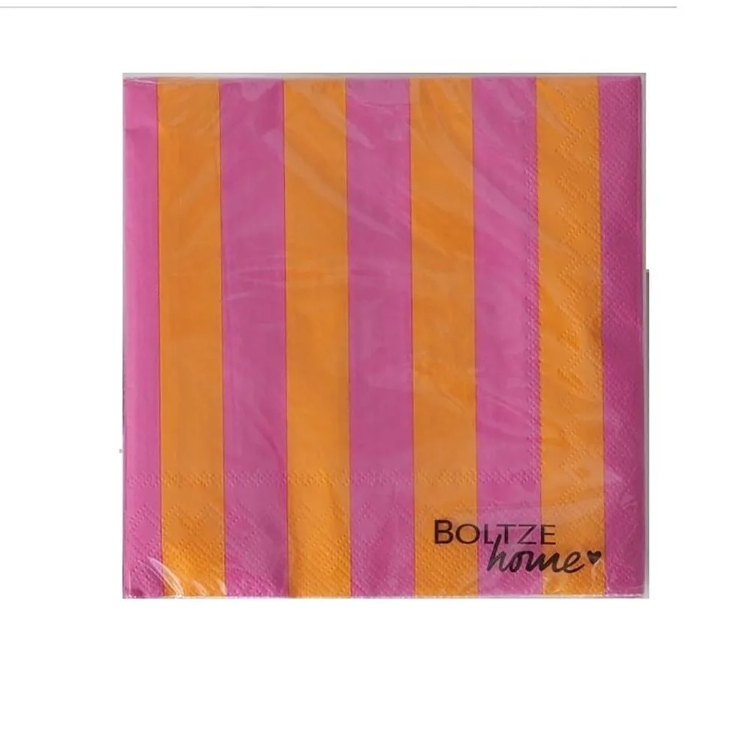 E-shop Boltze Papierové obrúsky Color, ružová/oranžová, 20 ks