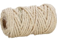 LUX-TOOLS Sisalové lano krútené prírodné pr. 3 mm x 20 m