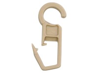 Gardinia Háčik na záclony Lugano, prírodná, 10 ks