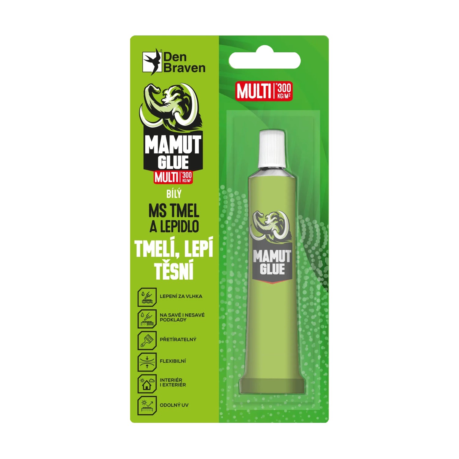 E-shop Den Braven Vysokopevnostné lepidlo MAMUT GLUE MULTI biele 25 ml