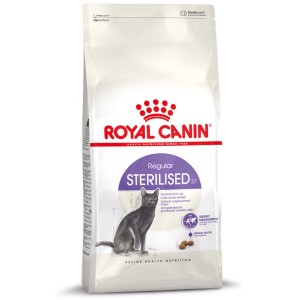 Royal Canin Sterilised krmivo pre mačky, 2kg balenie pre kastrované mačky.