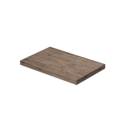 INTEDOOR Umývadlová doska BEE bez výrezu, š. 80 cm, dub Wellington