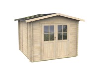 Twig Drevený záhradný domček BH25 Madame, prírodný, 215 x 250 cm