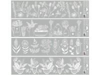 Anjel Přerov Dekoračná okenná fólia srdca z kvetov, mix dekorov, 30 x 33,5 cm Anjel Přerov Dekoračná okenná fólia srdca z kvetov, mix dekorov, 30 x 33,5 cm