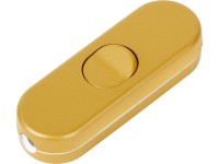 OBI Medzišňúrový vypínač 3 A, zlatý