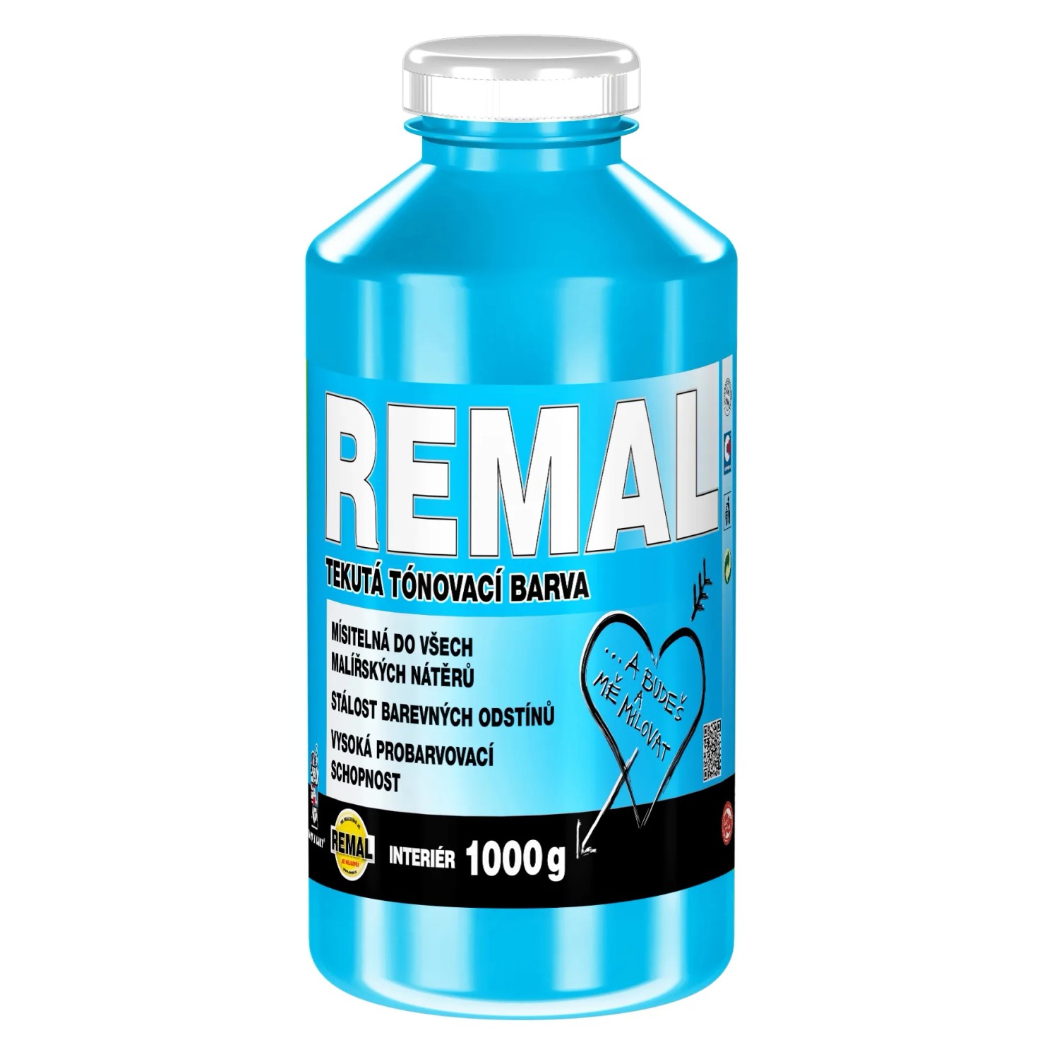 E-shop REMAL Tekutá tónovacia farba 0400 modrá 1 kg