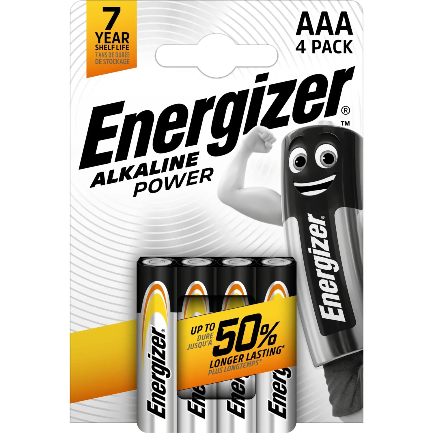 E-shop Energizer ALKALINE POWER Alkalická batéria AAA, 4 ks