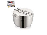 Orion Ešus nerez 3-dielny 15 x 9 cm, pr. 15 cm