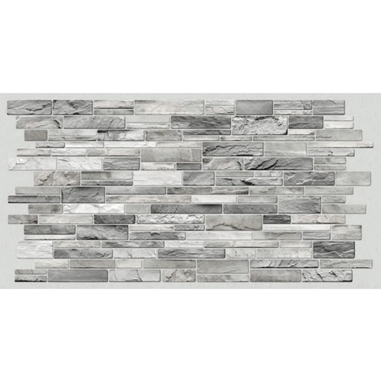 E-shop NMC Dekoračný nástenný panel PVC Antracite 0,35 mm, 98 x 48,5 cm