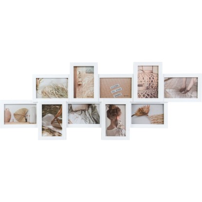 FALC Multirám na 10 fotiek, biely, 10 x 15 cm
