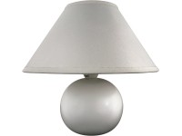 Rabalux Stolná lampa Ariel, matná biela, pr. 20 x 19 cm