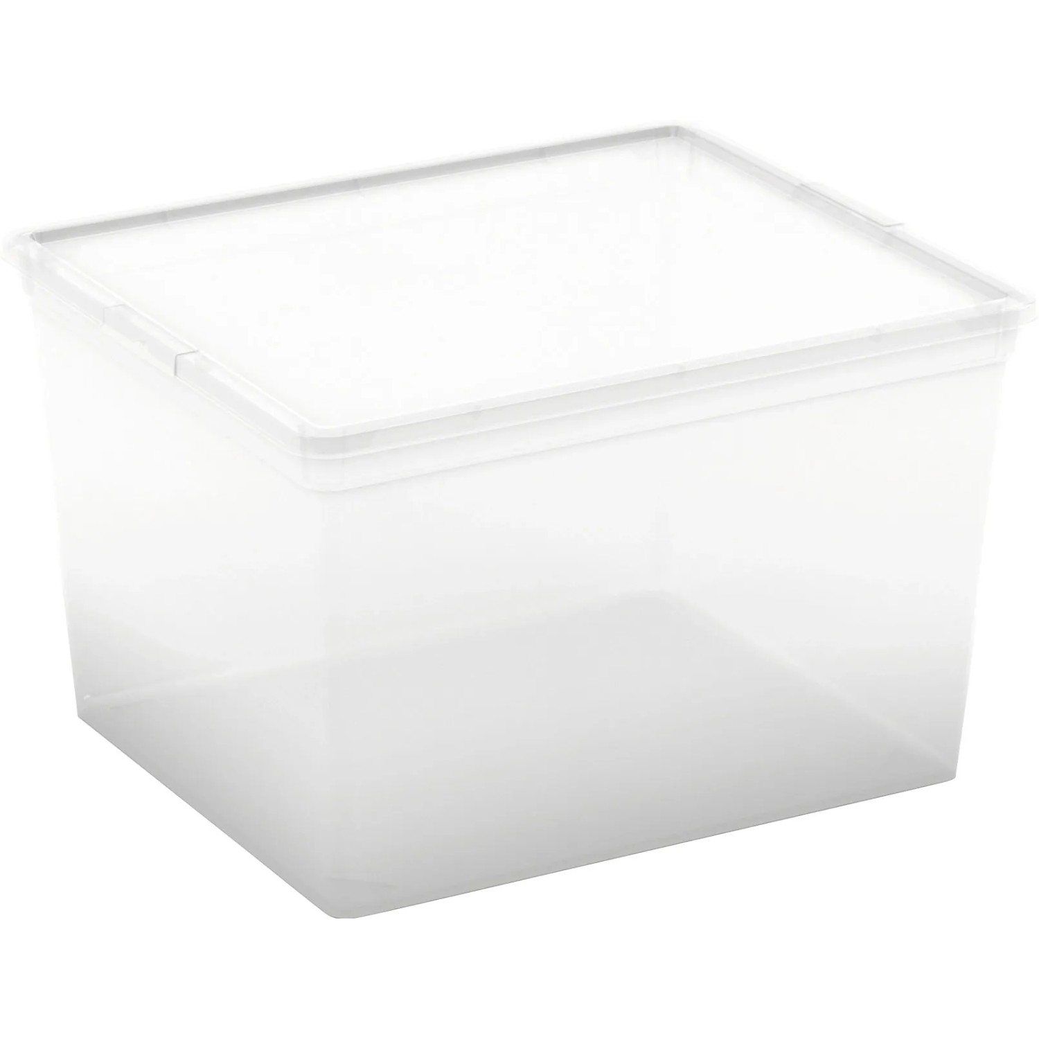 E-shop Úložný box C Cube s vekom priehľadný
