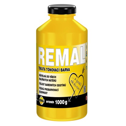 REMAL Tekutá tónovacia farba 0610 žltá banánová 1 kg