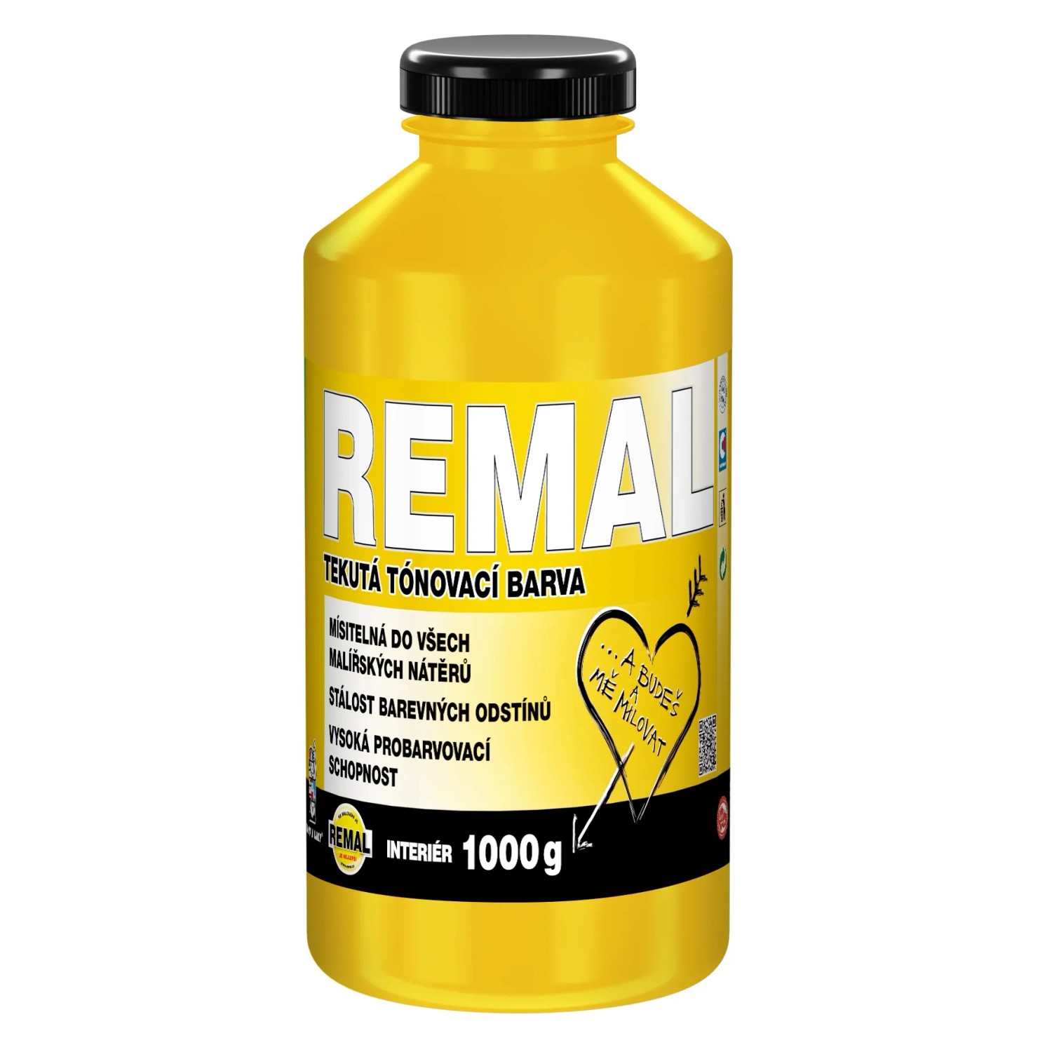 E-shop REMAL Tekutá tónovacia farba 0610 žltá banánová 1 kg