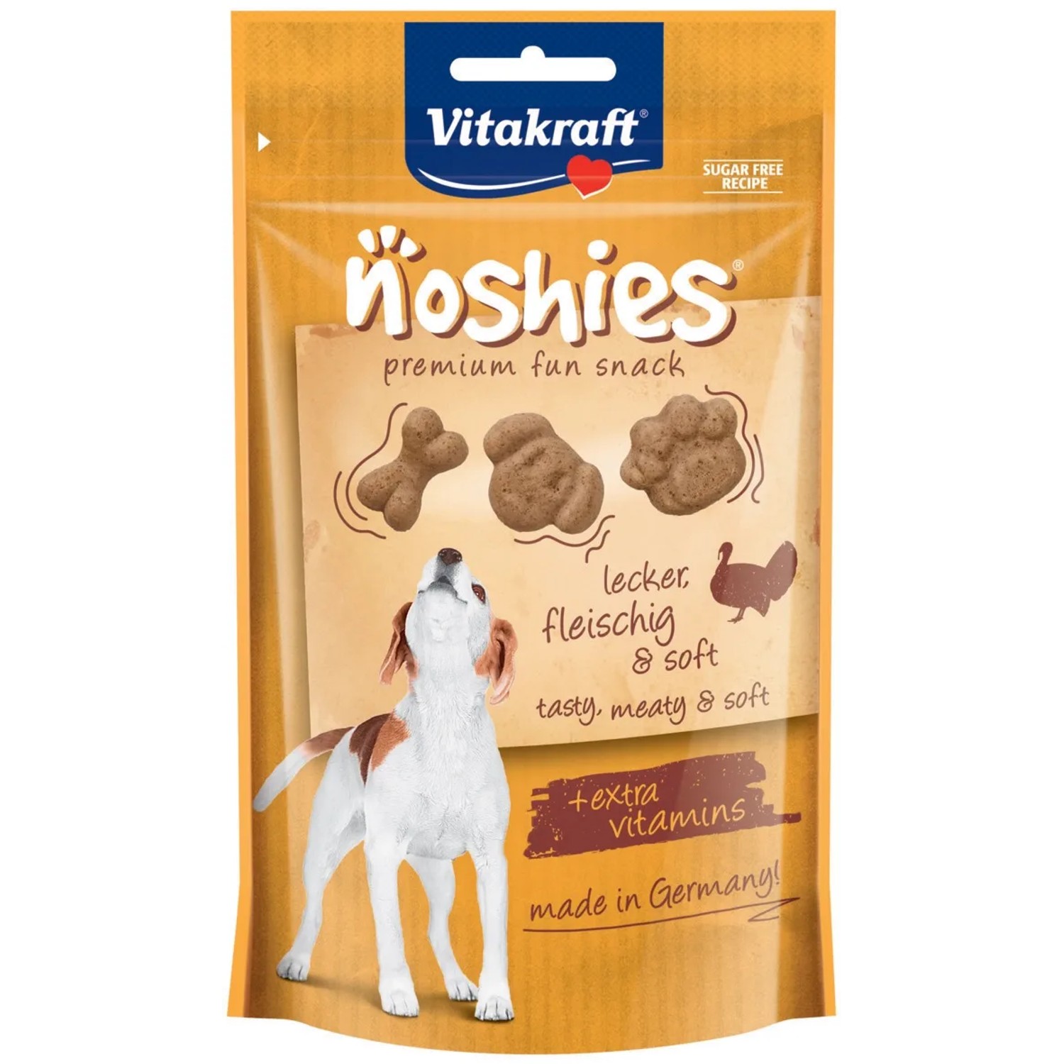 E-shop Vitakraft Pochúťka pre psov Noshies morčacie 90 g