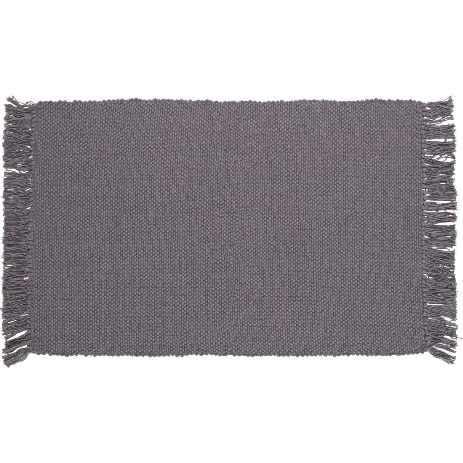 E-shop OBI Bavlnený koberec Uni tmavosivý 50 x 80 cm