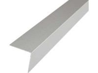 Arcansas Uhlový profil hliníkový strieborný eloxovaný 15 x 15 x 1000 mm