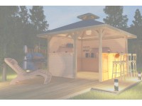 Weka Veľká stena s odkladacím pultom (barom) pre altánky 651 veľ. 2