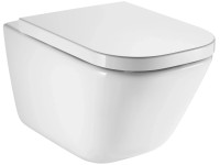 Roca Závesné WC Gap Square Rimless + sedátko SoftClose