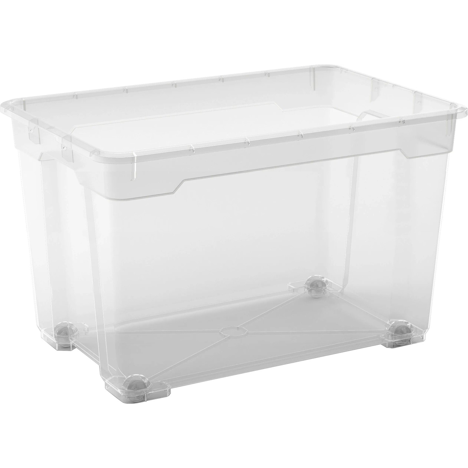 E-shop OBI Univerzálny úložný box Santos XL, transparentný, 36 x 38 x 56,5 cm