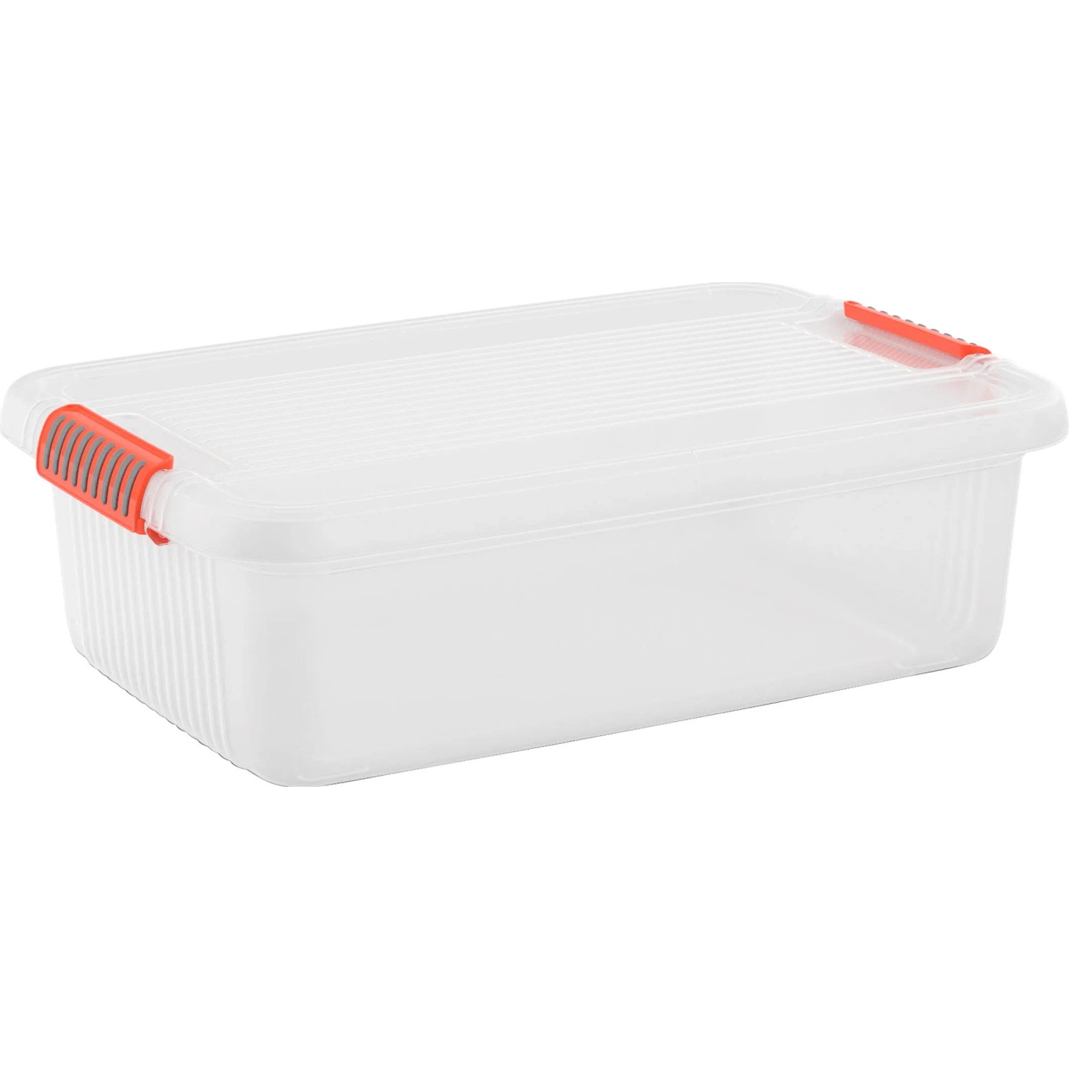 E-shop Úložný box M s uzatváracími sponami K s vekom