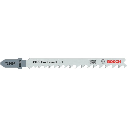 Bosch Pílový plátok PRO Hardwood Fast T144DF do priamočiarej píly, 100 mm, 5 ks
