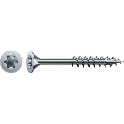 Spax Uni skrutka zápust.hlava T-Star+ T30 4CUT čiast.závit Wirox 6 x 70 mm 125ks