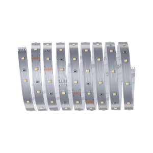 Flexibilný LED pásik Paulmann MaxLED 250, 2,5 m, teplá biela, strieborná.