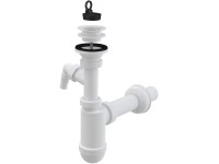 Alcadrain Sifón umývadlový s prípojkou a plastovou mriežkou Alcadrain Sifón umývadlový s prípojkou a plastovou mriežkou